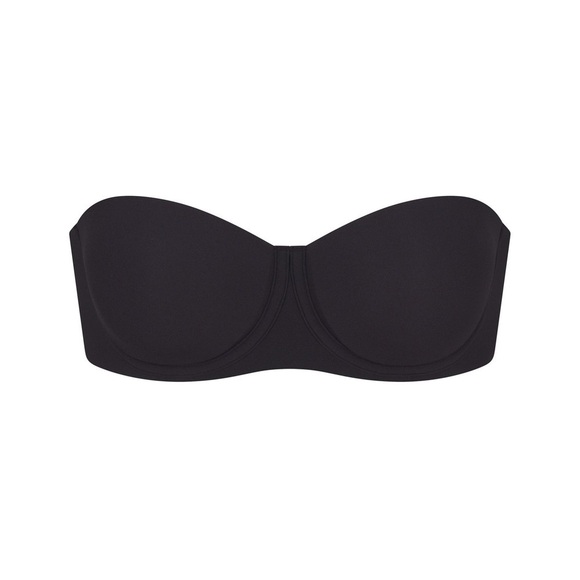 Skims Fits Everybody Strapless Bra in Onyx Black Size 38C NWOT - Picture 10 of 10